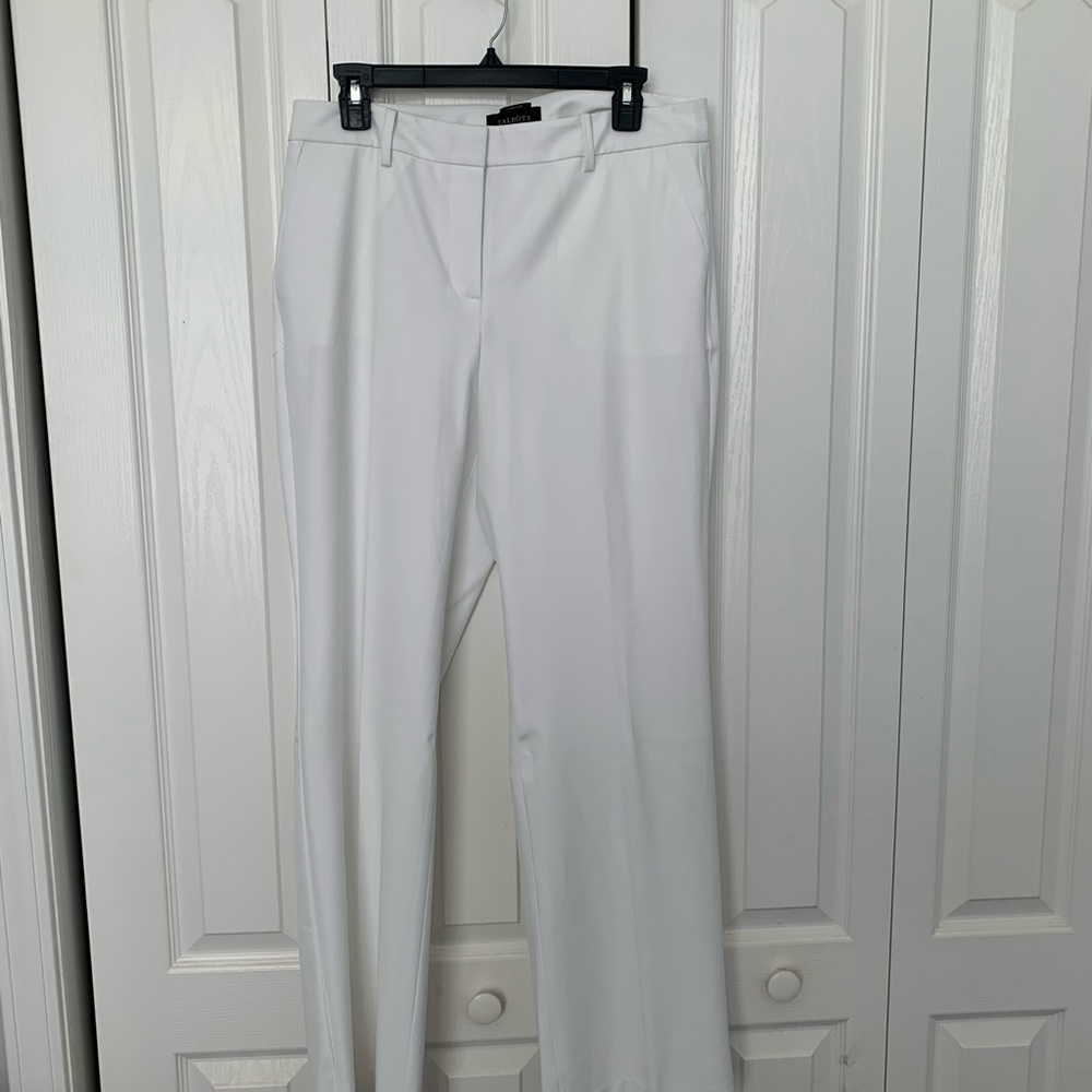 Talbots White Dress Pants Size 8
